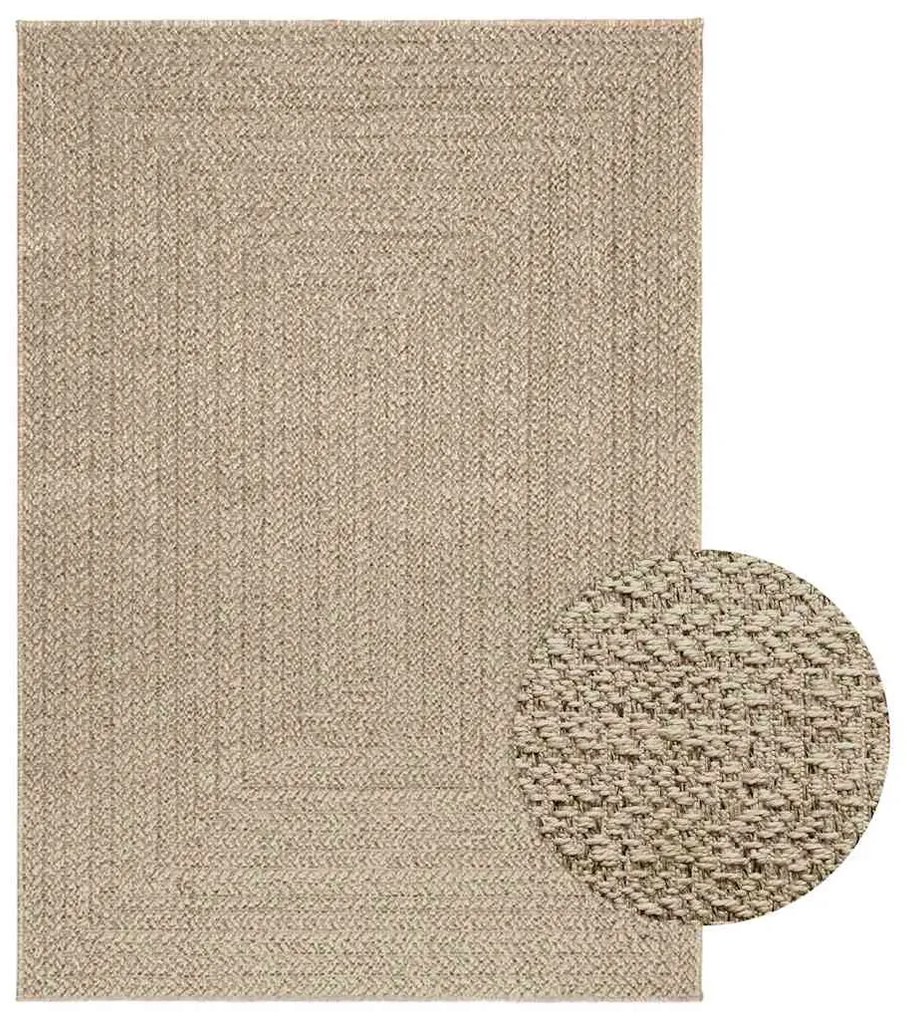 Tappeto Zızur Beige 120x170 Cm Aspetto Iuta Interni Ed Esterni /