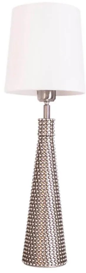 ByRydens 4002090-6508 - Lampada da tavolo LOFTY 1xE27/5W/230V bianco/argento