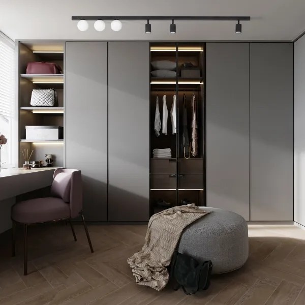 Faretto VOX 3xG9/8W/230V + 3xGU10/10W nero