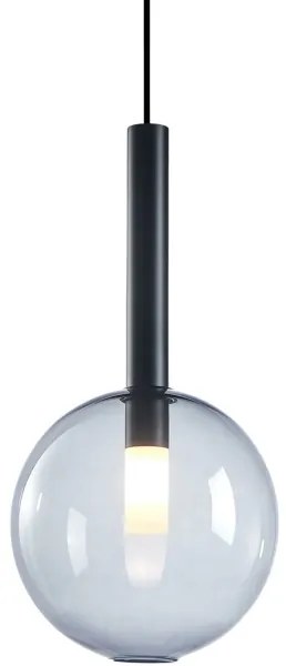 Lampadario a sospensione con filo NIKO 1xG9/9W/230V diametro 20 cm nero