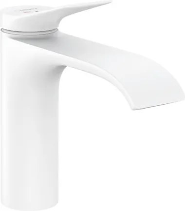 Rubinetto per lavabo a canna media getto cascata d'acqua Vivenis verniciato opaco HANSGROHE H 20.5 cm