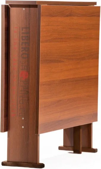 Tavolo da pranzo richiudibile in legno 136x74 cm SUSANNA Noce