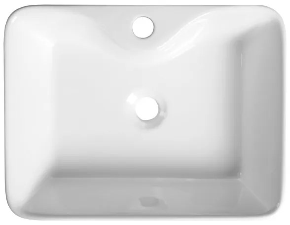Sapho - Lavabo da appoggio BALENA 48x37 cm ceramica/bianco