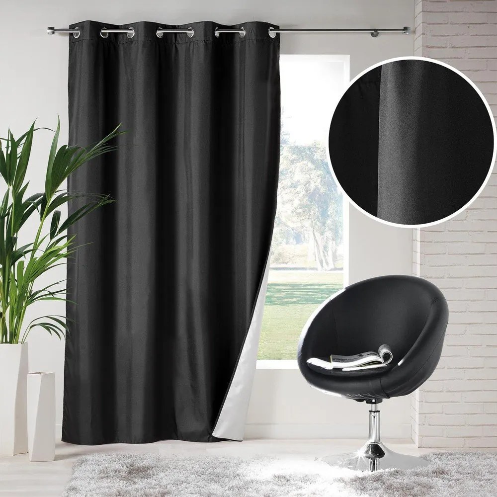 Tenda termoisolante nera 140x260 cm Icemount – douceur d'intérieur