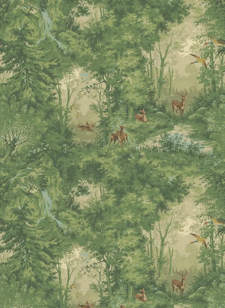 Mulberry Home Carta da parati Mulberry Woodland - Spring
