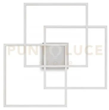 Frame plaoniera quadrati led 3000k  33w  4050 lm bianco 53,3cm