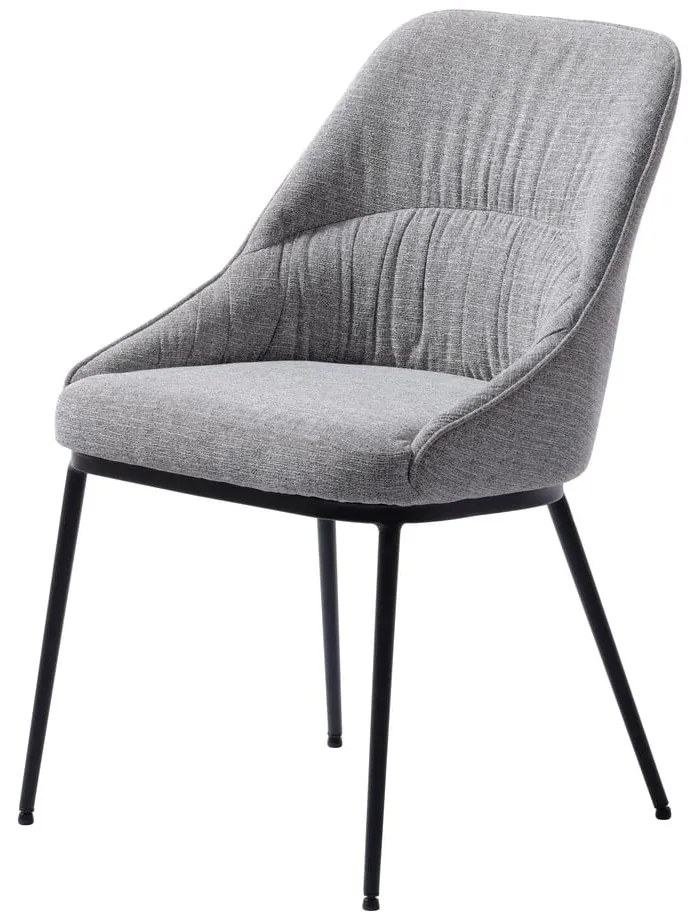 Sedie da pranzo grigie in set di 2 Meridian - Unique Furniture