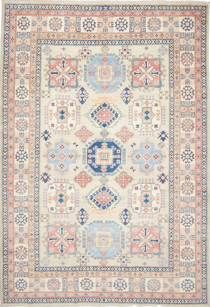 Kazak Tappeto 200x290 (Pakistan) Annodato A Mano