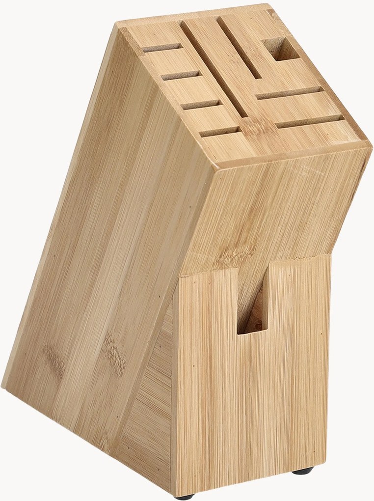 Portacoltelli in bambù laccato Pure