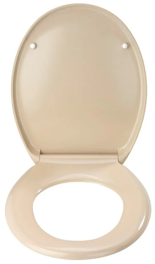 Sedile WC rosa chiaro con chiusura facilitata Premium , 44,5 x 37,5 cm Ottana - Wenko