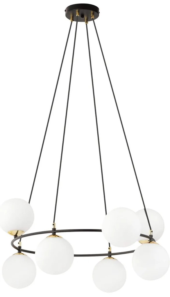 Lampadario a Sospensione AZURA 8 OPAL