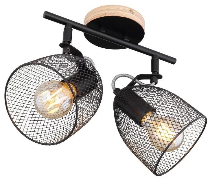 Globo 54034-2 - Faretto JOSINA 2xE27/60W/230V