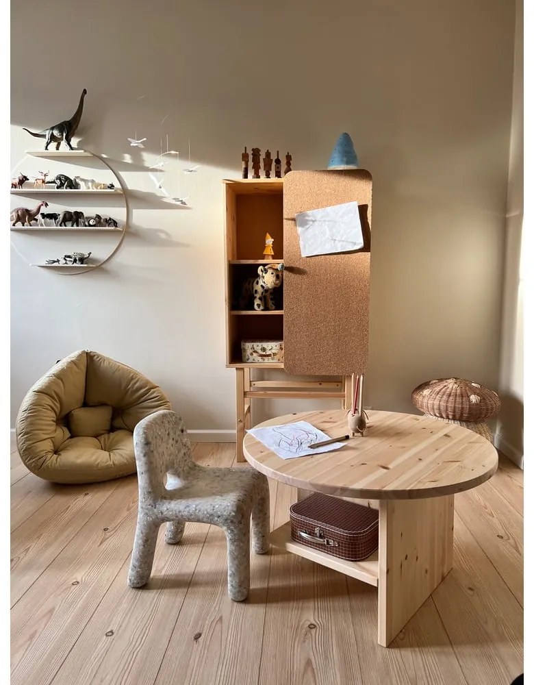 Poltrona relax per bambini nera e grigia Mini Nido - Karup Design