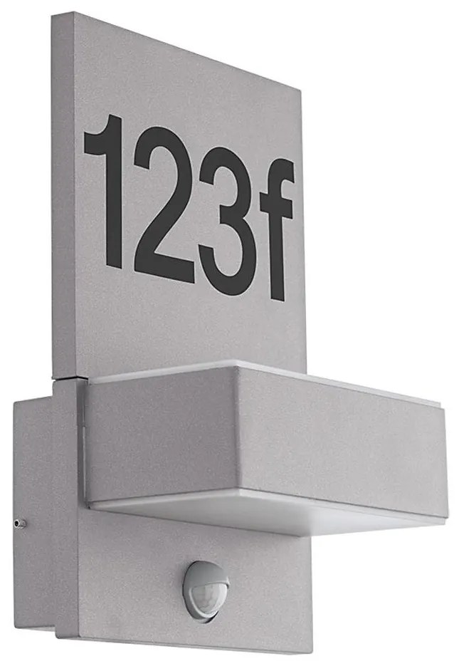 Eglo 97127 - Numero civico a LED con sensore ARDIANO 2xLED/5,6W/230V IP44