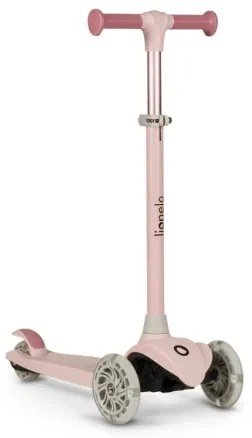 Lionelo - Per bambini scooter JESSY 3xAA rosa