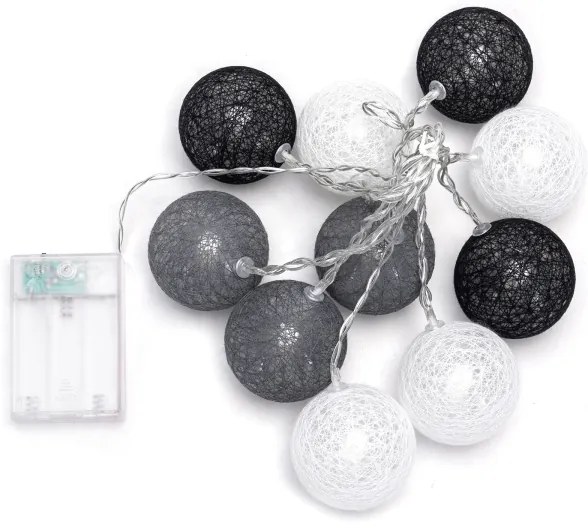 Aigostar - Catena luminosa LED di Natale 10xLED/3xAA 2m bianco caldo