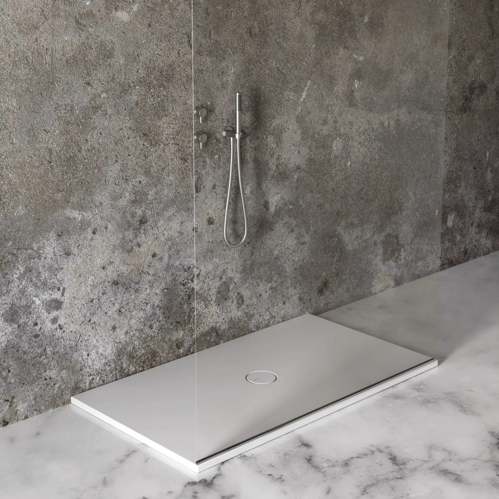 Piatto Doccia 80x100 Alice Ceramica "Form" Bianco Opaco