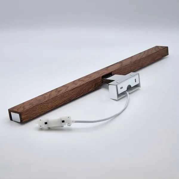 Brilagi-Illuminazione a LED per specchi da bagno WOODY MIRROR LED/12W/230V IP44 quercia/cromo