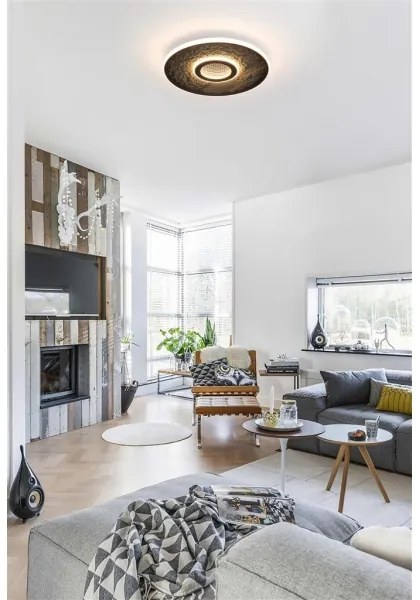 Searchlight 80780-46BK - Plafoniera LED dimmerabile LUMADISC LED/20W/230V Ø 41 cm