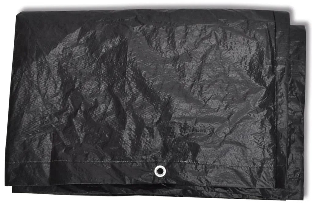 Coperture arredi giardino 2 pz 8 occhielli 180x70x90 cm