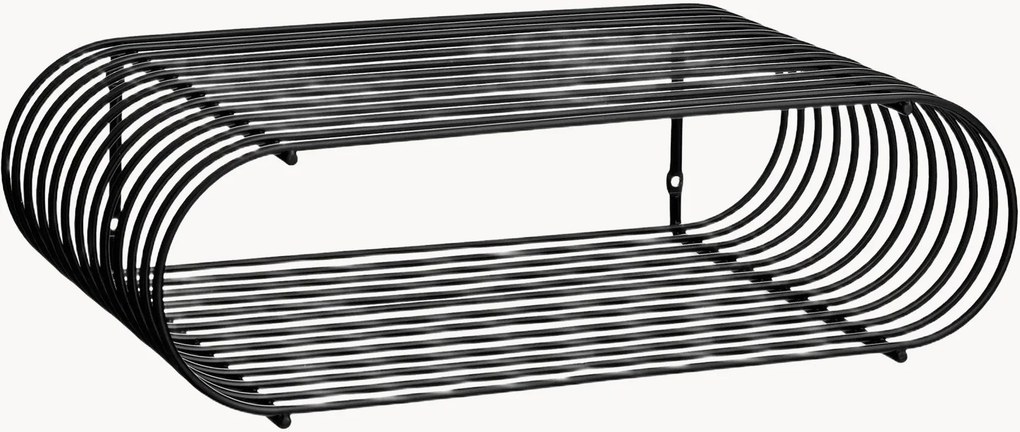 Mensola da parete in metallo Curva, larg. 40 cm