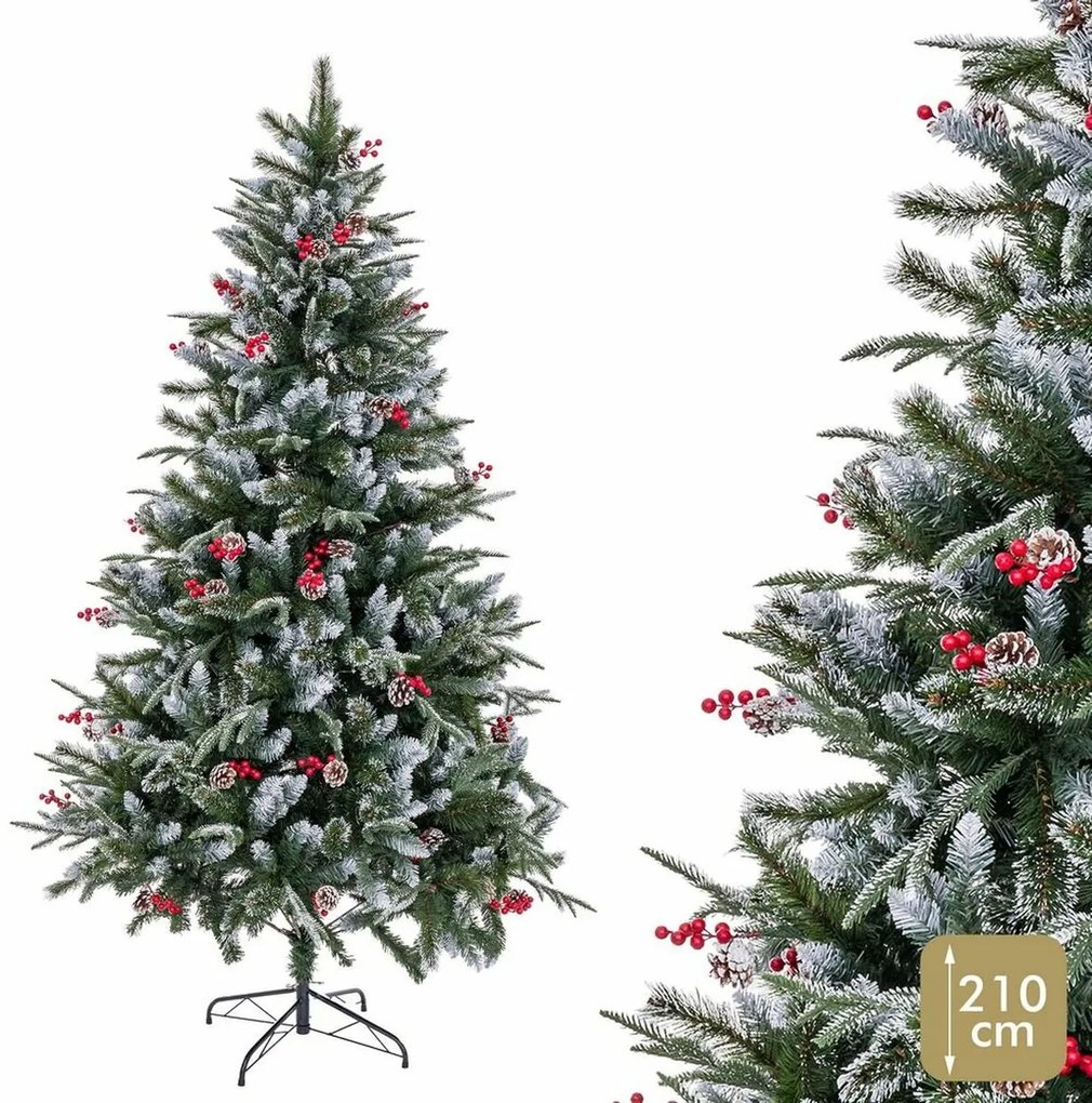 Albero di Natale PVC Nevoso 80 x 80 x 210 cm