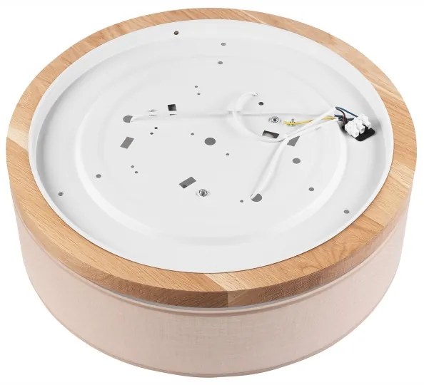 Brilagi - LED Plafoniera BELLADONNA 3xE27/15W/230V beige/quercia