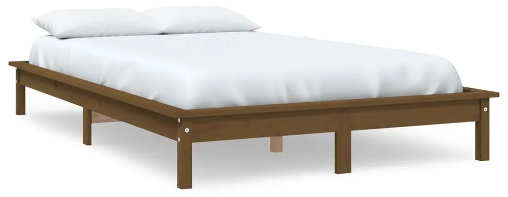 Giroletto miele 135x190 cm double in legno massello di pino