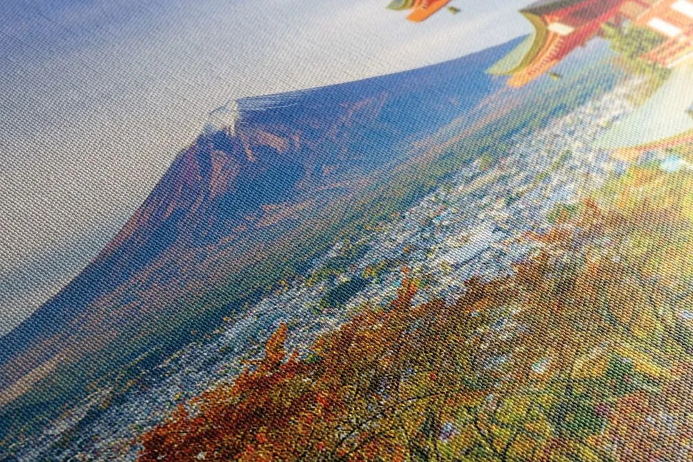 Stampa su tela – Vista sulla Pagoda Chureito e sul Monte Fuji
