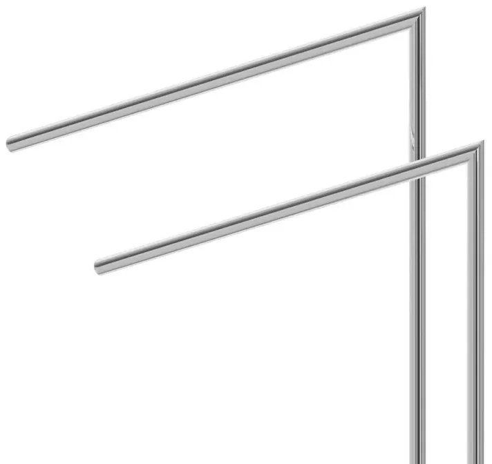 Piantana portasciugamani da appoggio in acciaio cromato Style