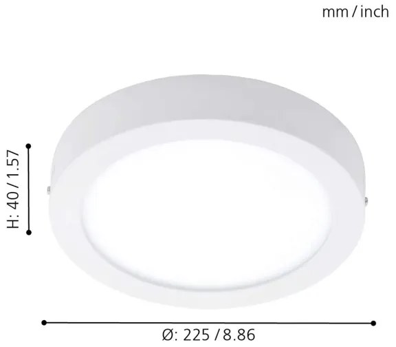Eglo 96669 - Lampada da soffitto LED RGBW dimmerabile FUEVA-C LED/15,6W/230V BT