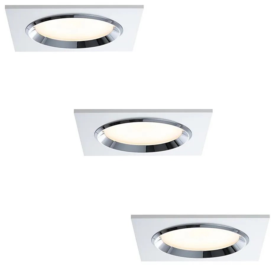Paulmann 92695 - Set 3x LED 8W dimmerabile incasso DICE 230V