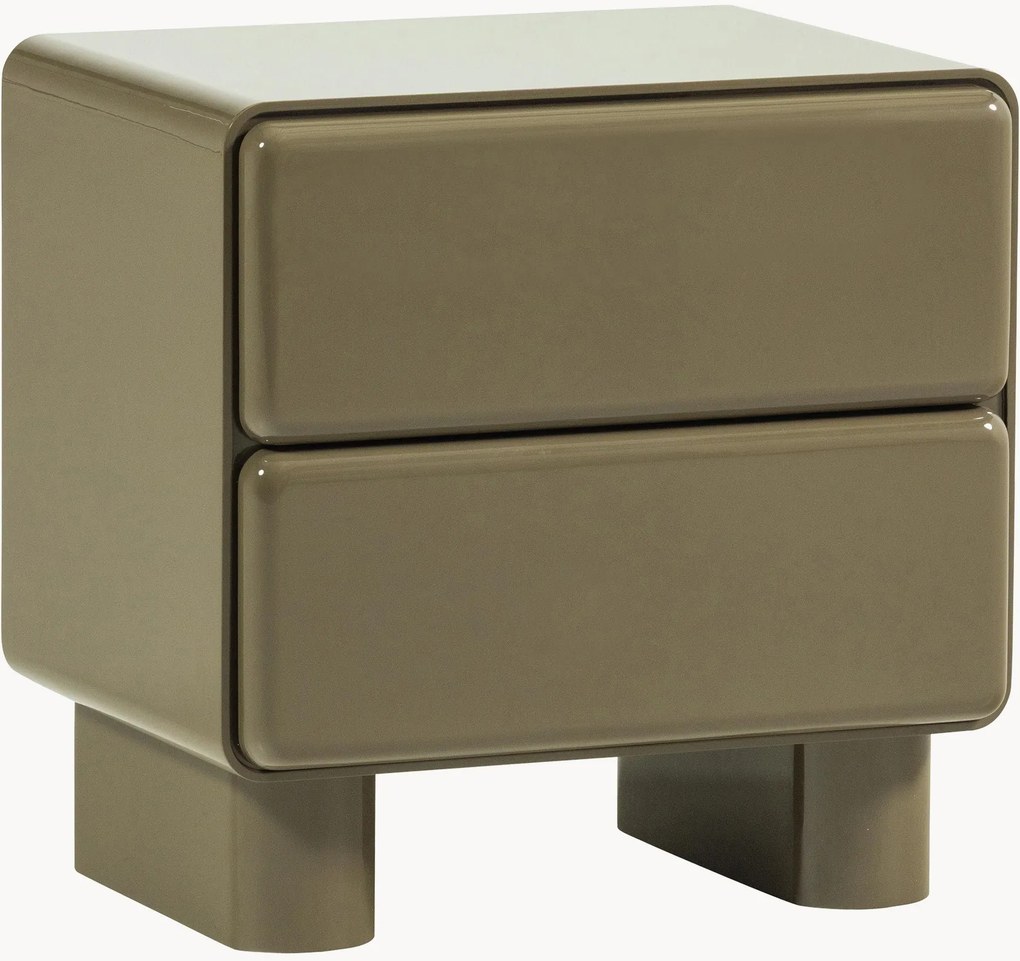 Comodino con cassetti Lustra