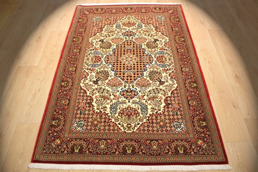 Ghom Tappeto persiano 210x140 (Iran) Annodato A Mano