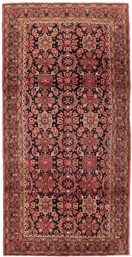 Hamedan Tappeto persiano 320x160 (Iran) Annodato A Mano