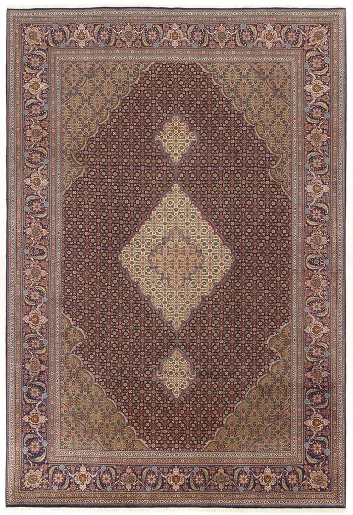 Tabriz Tappeto 210 x 310 (Iran) Annodato A Mano