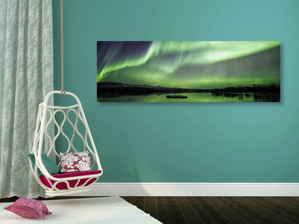 Quadro su tela – Aurora boreale
