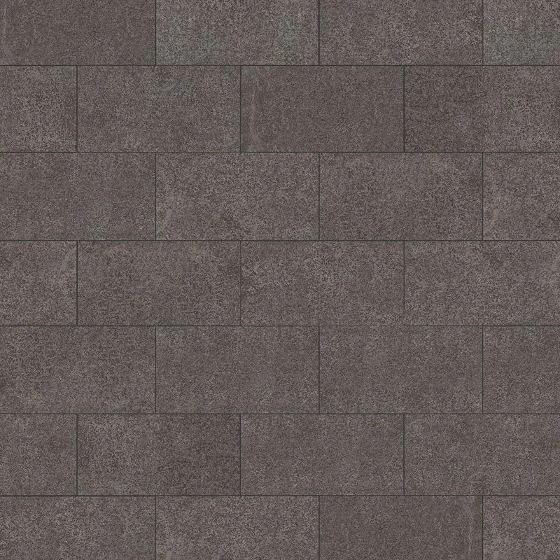 Lastra di cemento Basalto Rectif in gres naturale nero L 80 x L 40 cm, spessore 30 mm