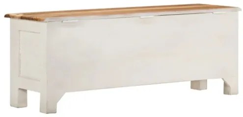 Scatola Portaoggetti 110x30x40 cm in Legno Massello di Acacia