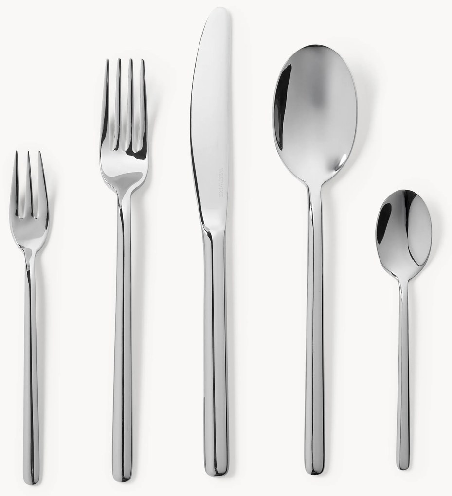 Set di posate lucide Loretta, varie misure