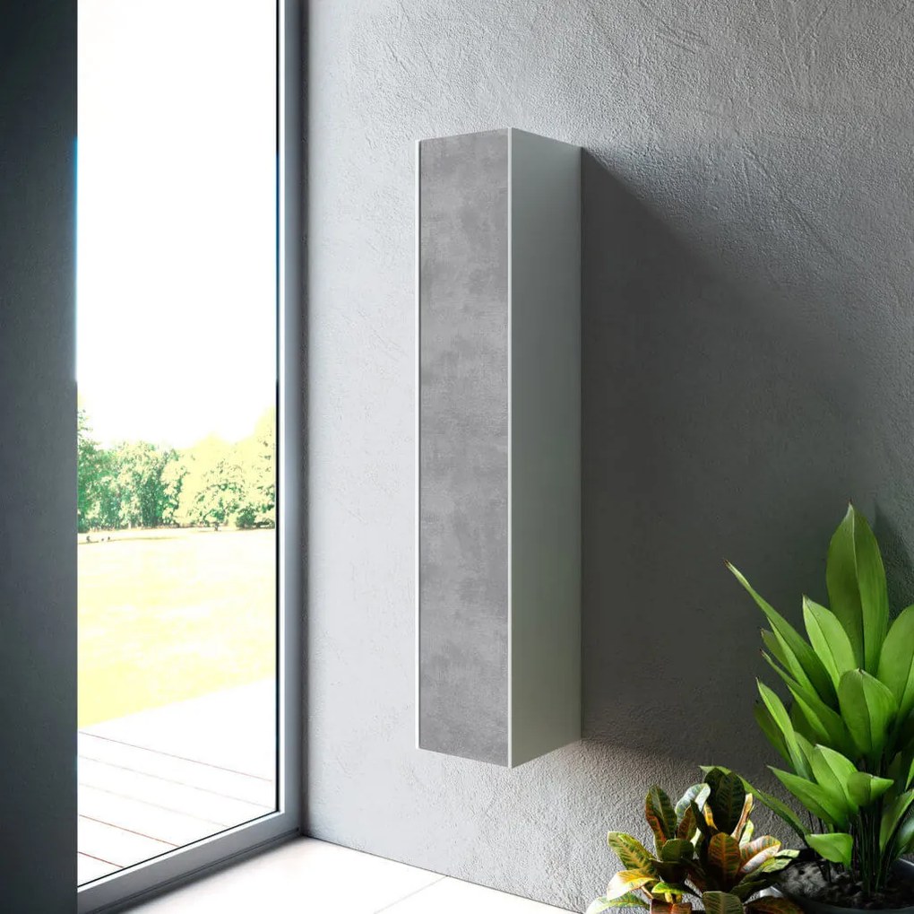 Pensile Colonna 25cm Sospesa per Bagno