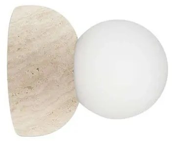 Torrano 13 Applique da Parete/Plafoniera IP44 Travertine - Globen Lighting