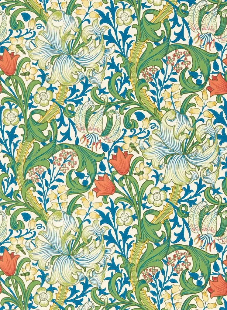 Morris & Co Tapete Golden Lily - Twister