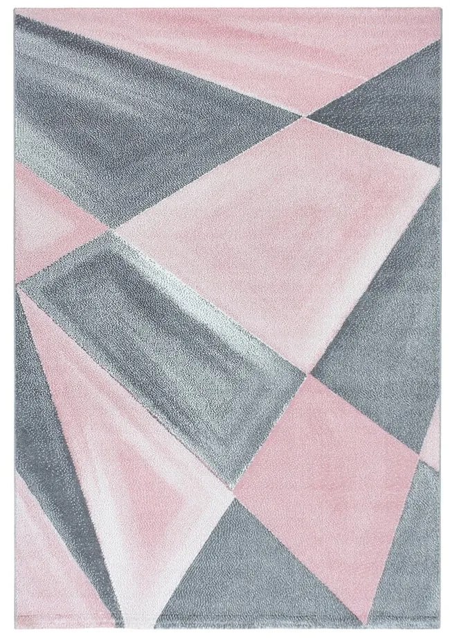 Passatoia rosa-grigio 80x250 cm Beta - Ayyildiz Carpets