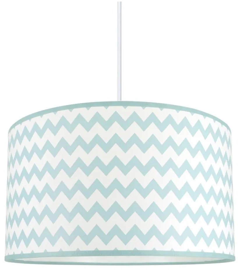 Lampadario a sospensione con filo ZYGZAK VERDE 1xE27/60W/230V