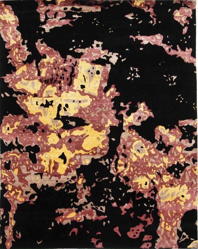 Neo Tappeto 240x300 Nero (Indian) Annodato A Mano