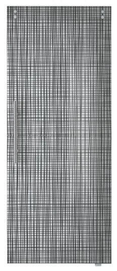 Anta per porta scorrevole Canapa in vetro grigio L 88 x H 215 cm sp.10 mm destra