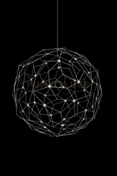 Lampada a sospensione singola lucciola, acciaio inossidabile led 30...