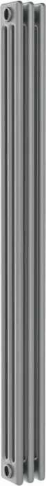 Termosifone in acciaio tubolare 3 colonne 3 elementi interasse 1935 mm ERCOS Comby grigio titanio