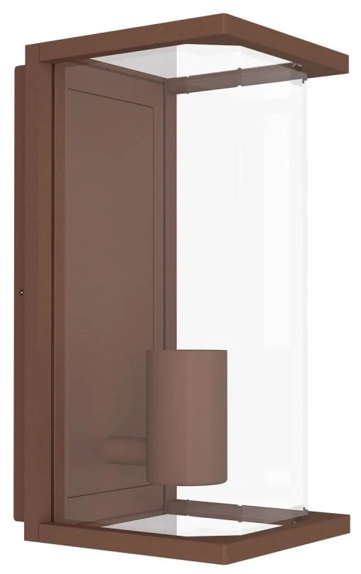 Applique Corten Mattone E27, IP54 per Esterni - Serie PRISM Base E27